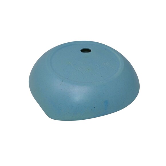 deLee Art 1956 Teal Blue Gold Mid-Century Modern Art Deco Ashtray - Picture 8 of 9